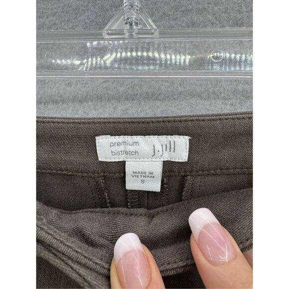 J. Jill Womens Brown Premium Bi-Stretch Ankle Casual Dress Pants Size 8 - Picture 3 of 8
